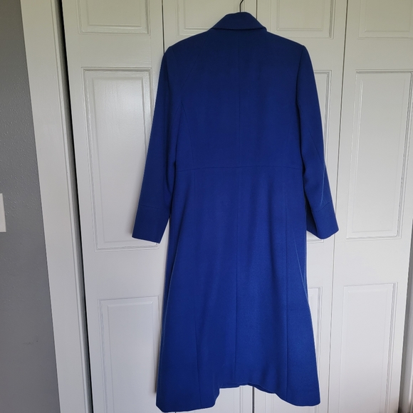 VTG Harve Benard Peacoat Blue Double Breasted 10P - Picture 3 of 6